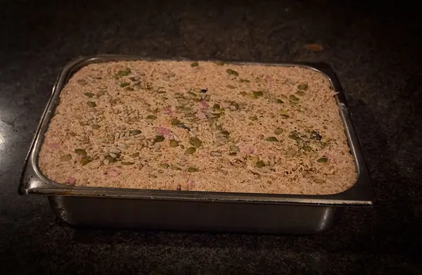 Selfmade Bread Version 3 (ham, Onion, Olives and Different Seeds) - photo 2