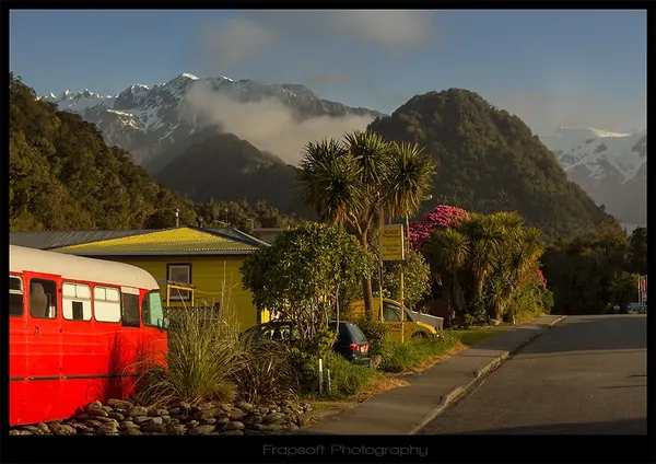 Evening in Franz Josef