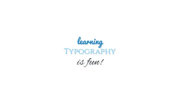 Learning Typography - photo 3