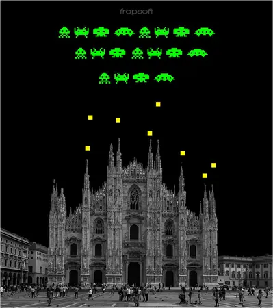 Cathedral of Mailand vs Space Invaders